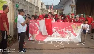 Melihat Kegiatan Kelurahan Mekarsari, Kecamatan Cimanggis Depok: Jalan Santai Sebabkan Raga Sehat, Hati Merdeka