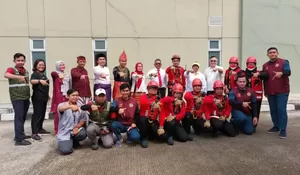 RSUI Rayakan HUT Ke-77 Kemerdekaan RI, Adakan  Simulasi Vertical Rescue