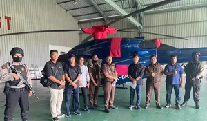 Helikopter Tersangka Korupsi Rp78 Triliun Disita Kejagung