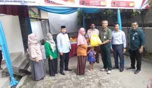 Warga Kalibaru Terbantu Pasar Murah dari Disperindag Kota Depok