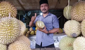 Kisah Pedagang Durian Asal Curug, Idris Saputra: Raup Untung Jutaan per Hari, Langganan Pejabat