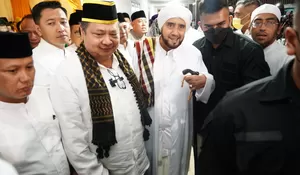 Hadir di Haul Kiai Ageng Gribig, Airlangga: Ini Pesan Orang Tua dan Buyut Kami
