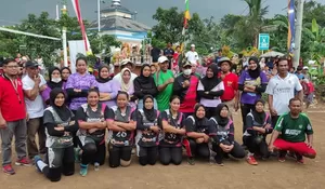 Melihat Kegiatan RW1, Kelurahan Ratu Jaya Lomba Voli: 8 Tim Putra, 8 Tim Putri, dan Usia 40 Tahun