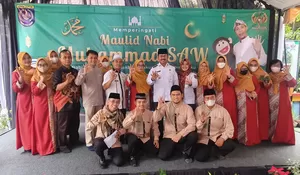 SDN Anyelir 1 Depok Peringati Maulid Nabi Muhammad SAW, Intip Potret Semaraknya