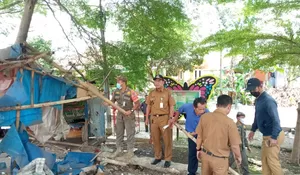 Bangli RTH Cipayung Kota Depok Diratakan