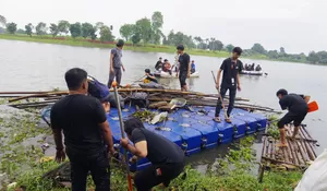 Gemes Sterilkan Sampah di Situ Tujuh Muara Bojongsari Depok