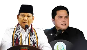 Survei LSI: Duet Prabowo-Erick Thohir Paling Moncer