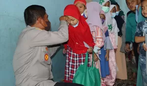 Kapolres Depok Salurkan Baksos hingga Doa Bersama Gempa Cianjur