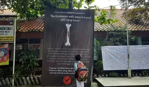 #SaveSiswaSDN01PondokCina Depok Menggema