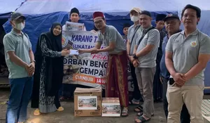 Bantuan Katar RW22 Sukatani Depok Tiba di Lokasi Gempa Cianjur, Berikut Isinya