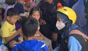 Polda Metro Jaya dan Relawan SiapBergerak 24 Jam Bantu Cianjur