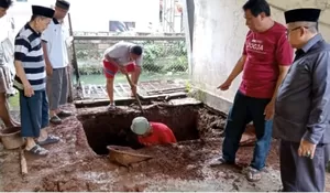 Rangkapanjaya Baru Depok Bangun Dua Septictank, Upayakan ODF 100 Persen