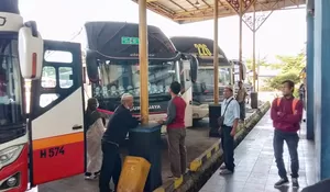 Terminal Jatijajar Depok Belum Ada Pesiapan Mudik Natal dan Tahun Baru