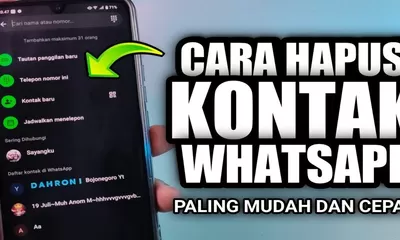 Cara Mudah Menghapus Kontak WhatsApp yang Tidak Bisa Dihapus dari Daftar Telepon