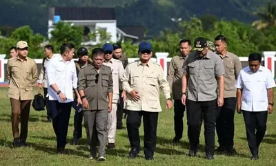 Prabowo Akhirnya Tinjau Lokasi Banjir-Longsor Sumut Setelah Sepekan Bencana