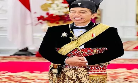 Arti Pakaian Adat Jokowi Ageman Songkok Singkepan Ageng Dipakai Upacara 17 Agustus 2023