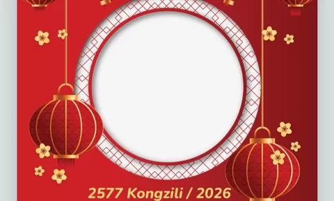 ‎7 Daftar Link Twibbon Imlek 2026, Desain Terbaru untuk Percantik Laman Media Sosial, Shio Kuda Api Jadi Andalan