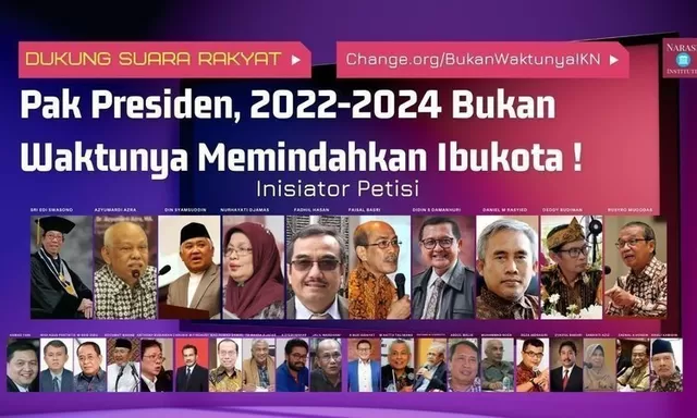 Sudah 13 Ribu Lebih Tanda Tangan, Inilah 45 Nama Inisiator Petisi Tolak Pemindahan Ibu Kota Negara