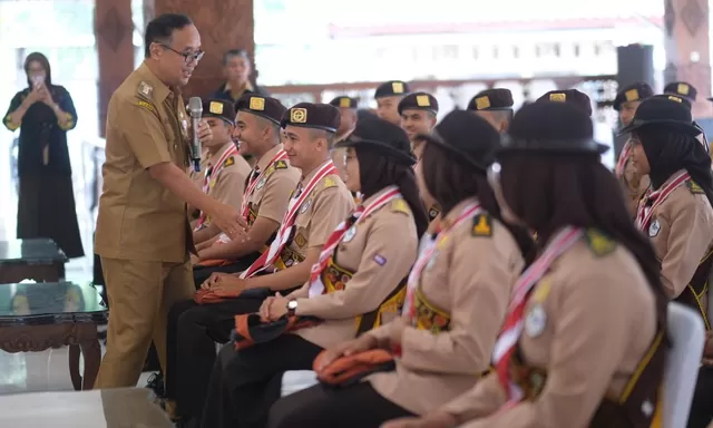 32 Pramuka Kota Magelang Ikuti Jambore Rainas ke XII Tahun 2023 di Cibubur