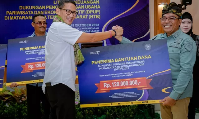 4 Desa Wisata di NTB Dapat Bantuan Dana Dukungan Pengembangan Usaha Parekraf