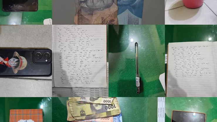 Dapat Info Ada Perjudian Kasat Reskrim Polres Tanjung Balai Tangkap pelaku 2 Pria.