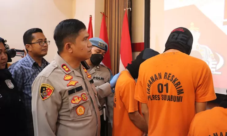 Pelaku Curat 13 Karung Beras dan 115 Tabung Gas LPG di Sukabumi Diringkus Polisi