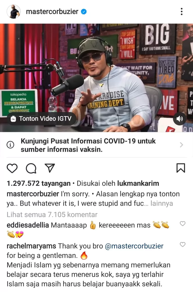 Komentar Rachel Maryam