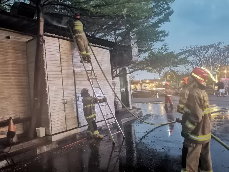 Kebakaran di Restoran BBQ Mountain Boys Burger