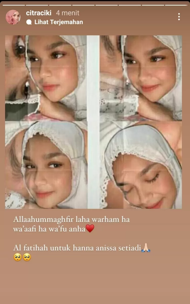 Instagram Story Citra Kirana