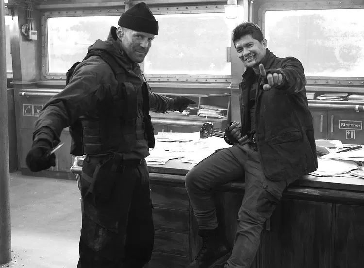 Iko Uwais dan Jasin Statham.