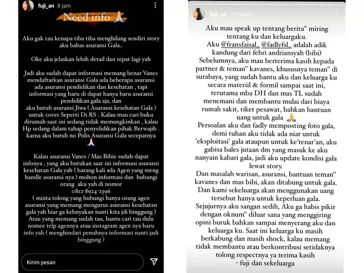 Curhatan Adik Bibi Andriansyah.