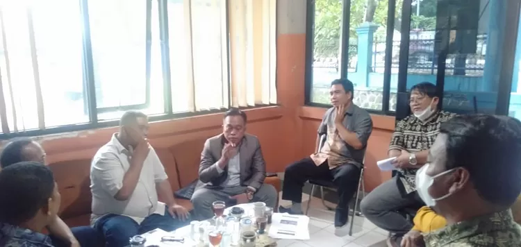 Pertemuan di Kantor PWI Kabupaten Bogor.
