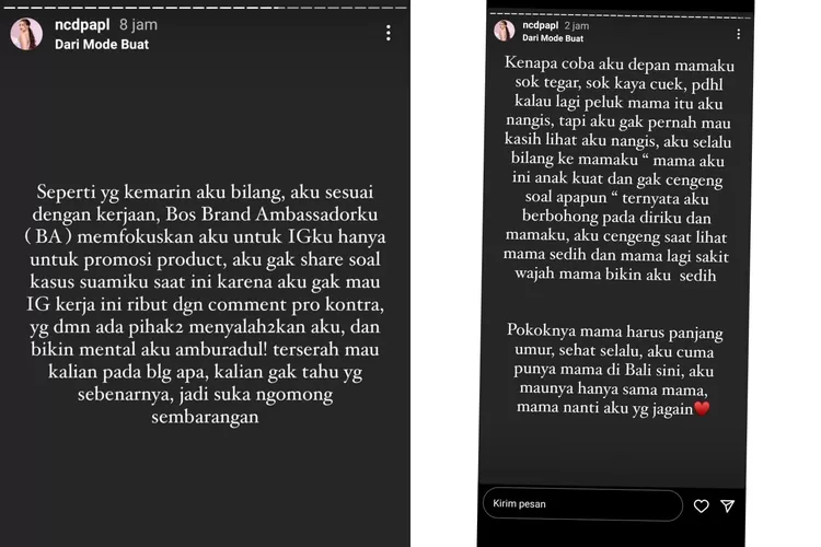 Curhat Nora Alexandra.