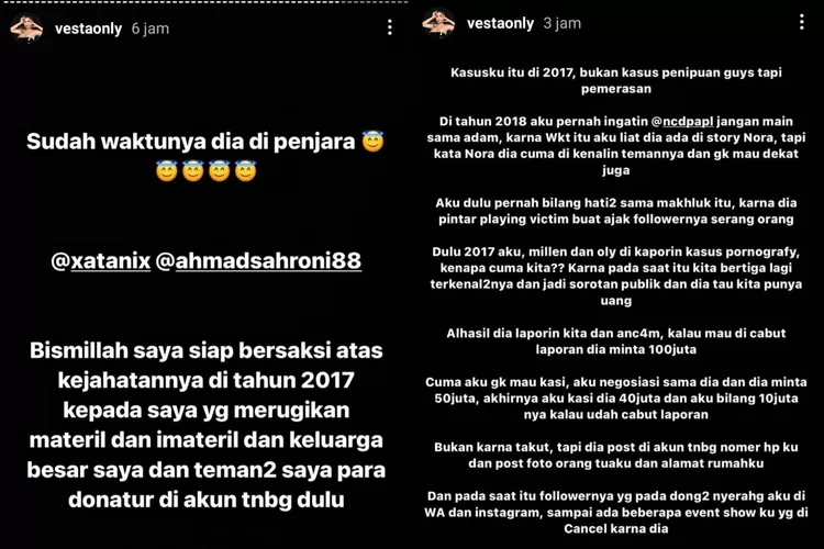 Gebby Vesta soal Adam Deni.