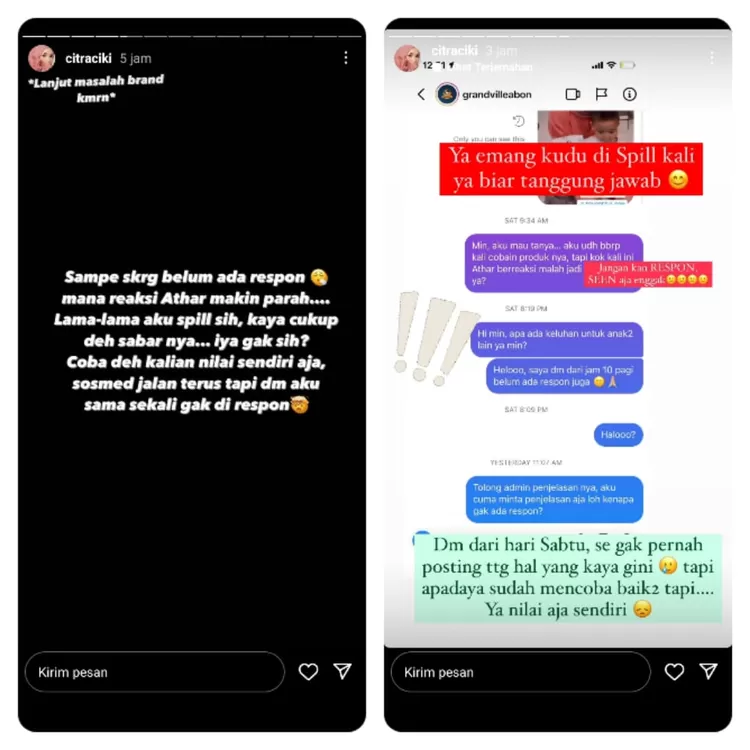 Curhta Citra Kirana.