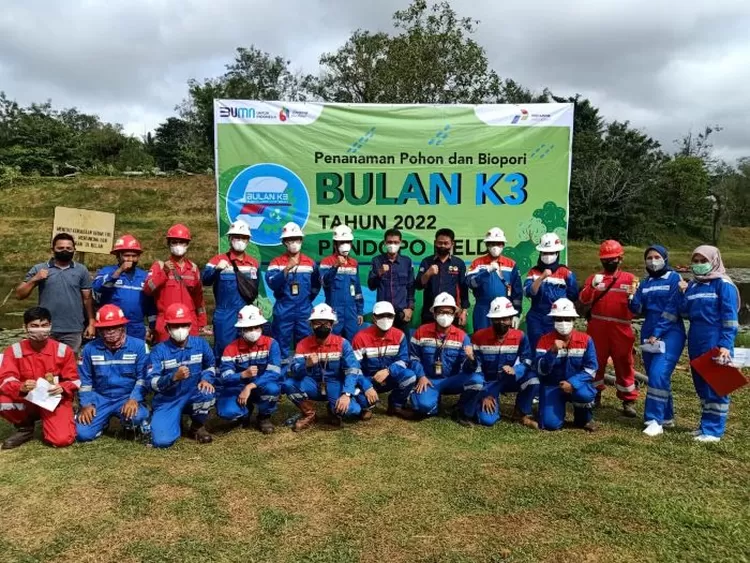 Pertamina Pendopo Field Lakukan Penanaman Pohon