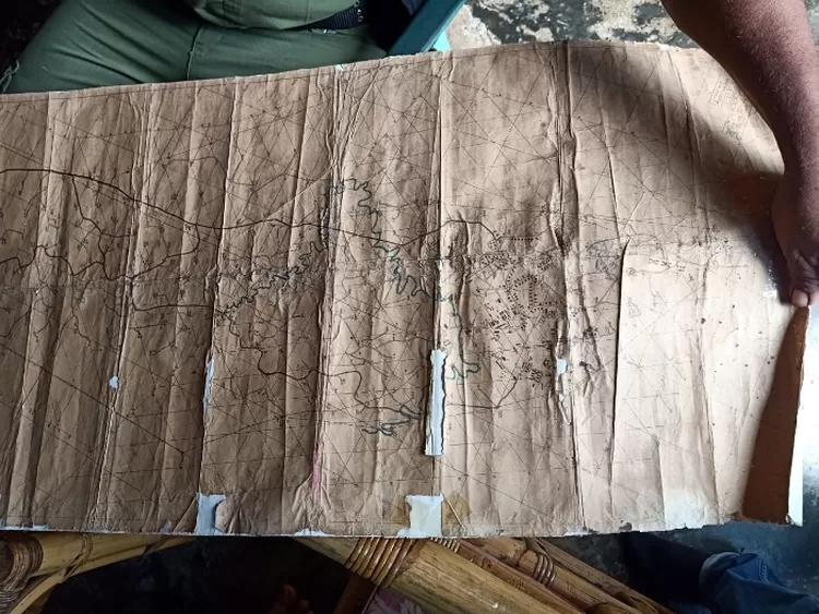 Peta Lokasi Pengeboran minyak di Kabupaten PALI tahun  1932