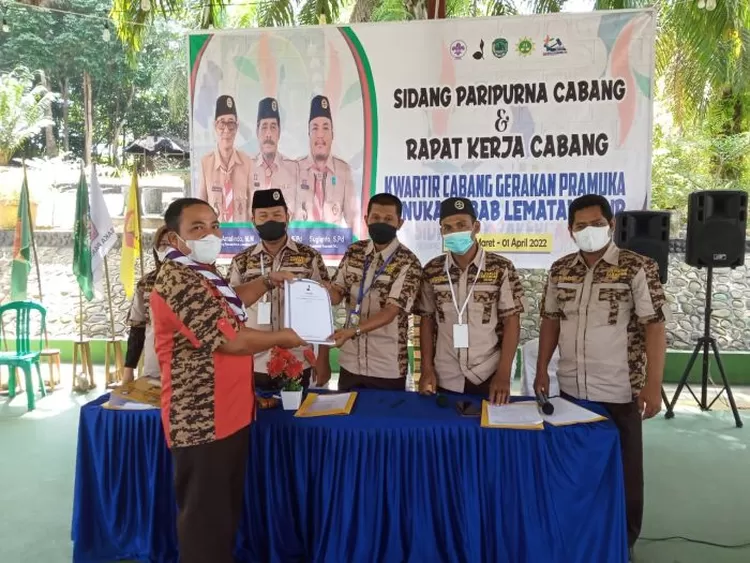 Penyerahan laporan pertanggungjawaban giat