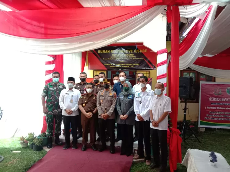 Kajati Jambi Resmikan Rumah RJ di Desa Olak Kabupaten Batang Hari