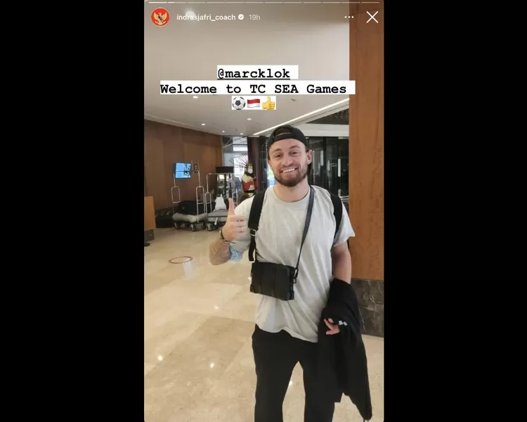 Marc Klok akhirnya bergabung di TC Timnas U-23