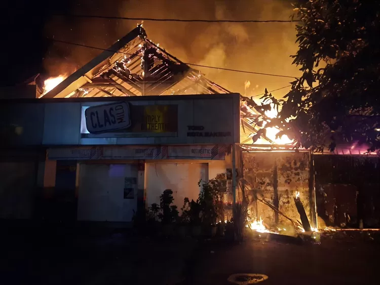 Salah satu kejadian kebakaran di Kota Bandung