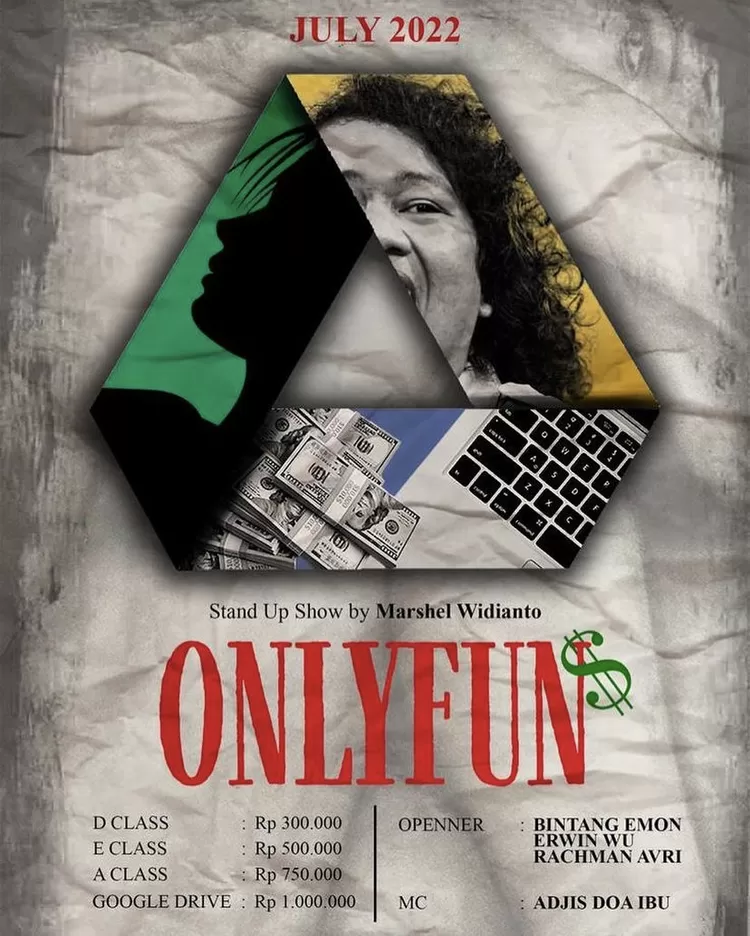 Marshel Widianto adakan stand up comedy show