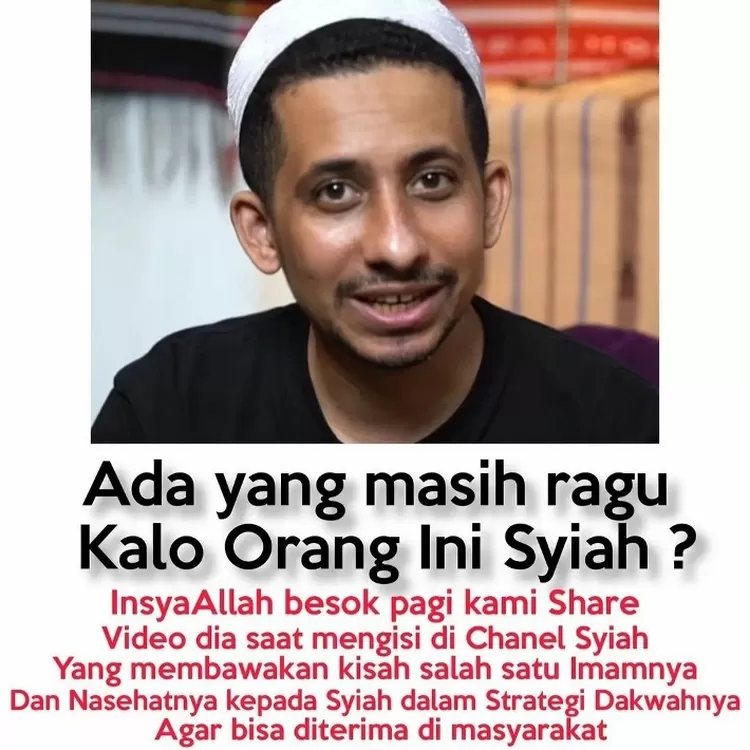 Tudingan Syi'ah Kepada Habib Ja'far