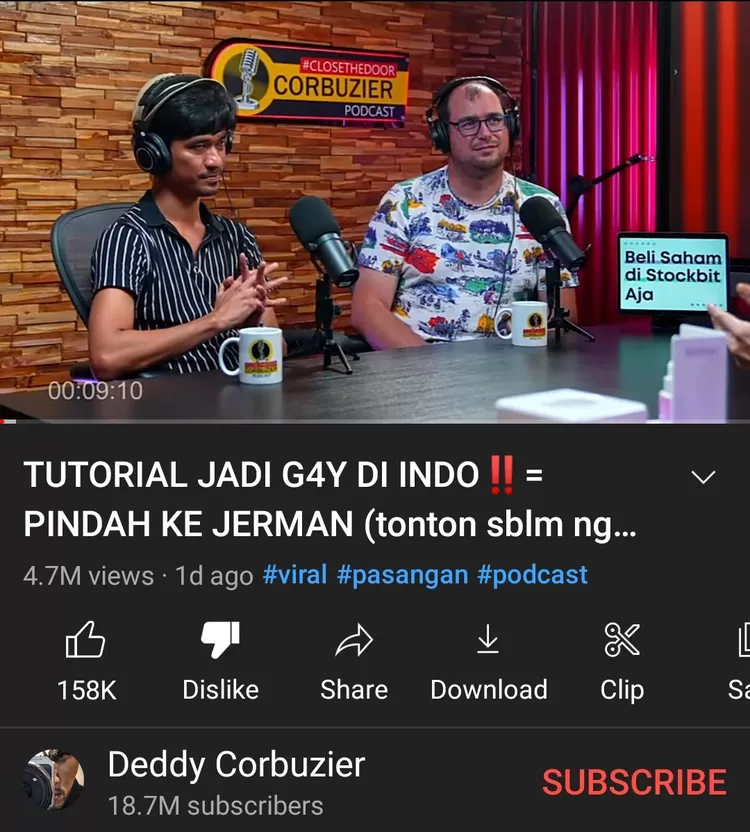 LGBT yang Pernah Diundang Deddy Corbuzier ke Podcastnya