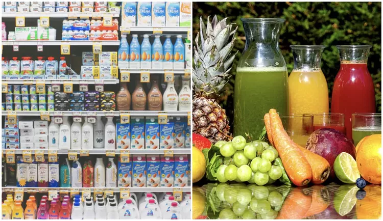 Minuman kemasan atau jus buah dan sayur