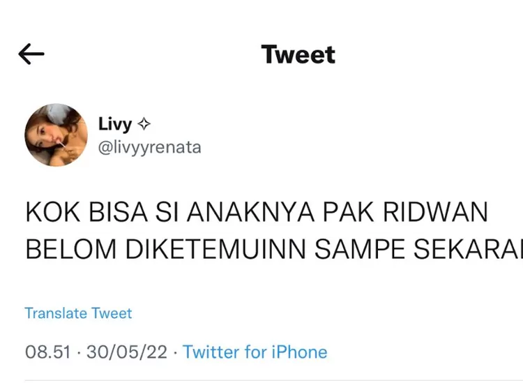 Cuitan Livy Renata