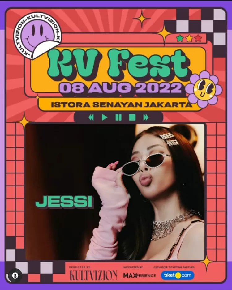 Jessi dikonfirmasi menjadi salah satu list performer 'KV Fest 2022'