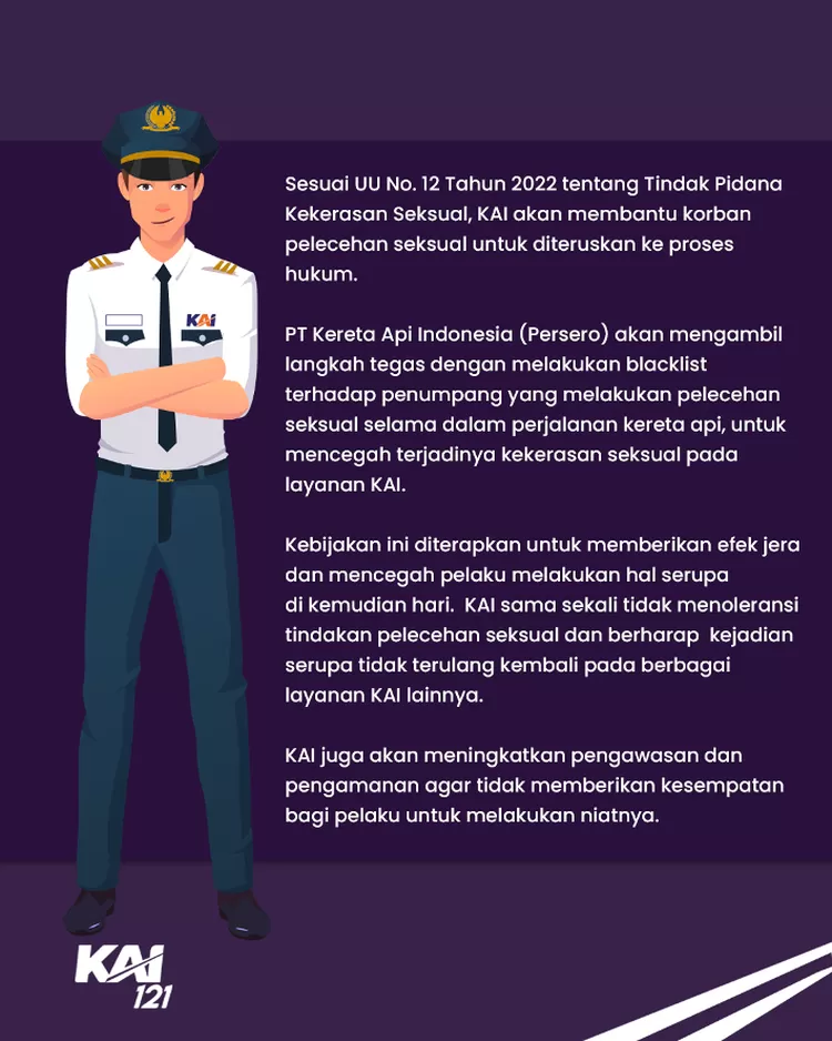 Inilah Apa yang Harus Dilakukan ketika Mendapatkan Pelecehan Seksual di Kereta Api, Apa Saja?