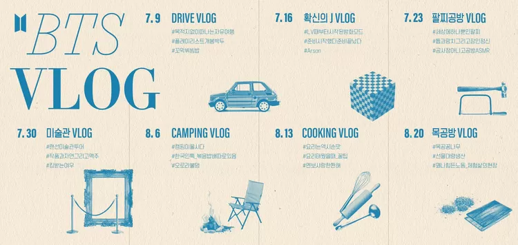 Jadwal BTS Vlog 