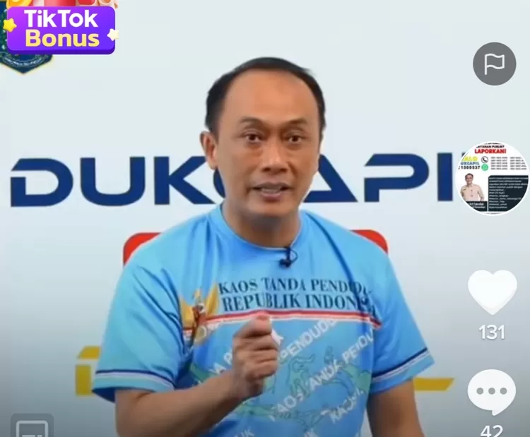 Dirjen Dukcapil Kemendagri Zudan Arif Fakrulloh dalam akun TikToknya saaf memberikan edukasi tentang akta kematian kepada warganet sebagai bagian edukasi dan sosialisasi Ditjen yang selama ini dia pimpin 